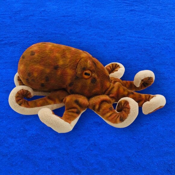 Wild Republic 8" Octopus 2013 Stuffed Animal Realistic Plush - Picture 2 of 9